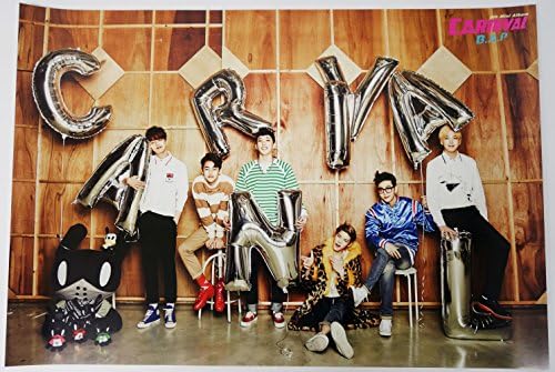 B.A.P BAP -CARNIVAL (5th Mini Album) [Special Edition] OFFICIAL POSTER with Tube Case 29.9 x 20.5 inches