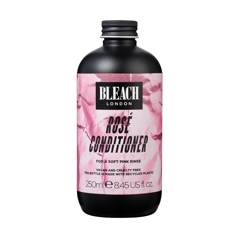 Bleach London Rosé Hair Toning Conditioner, Soft Pink Colour Depositing Conditioner for Bleached Blonde and Pastel Pink Hair to Build or Maintain Baby Pink Hair Colour, Paraben Free 250ml — image 1