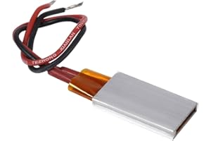 ZERODIS PTC Heating Element AC DC 12V Aluminum Shell Ceramic Heating Plate Temperature Ceramic Thermostatic Applicable Miniature Heating(220℃ 5—28W)