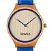 WOODIES Blue Bamboo Wood Watch