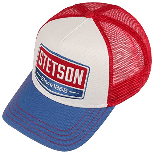Stetson-Highway-Trucker-Cap-DamenHerren-Basecap-mit-Baumwolle-One-Size-ca-55-61-cm-Baseballcap-groessenverstellbar-Cap-mit-Mesh-Einsatz-Schirmmuetze-SommerWinter