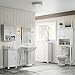 RiverRidge Somerset Two-Door Floor Cabinet, White