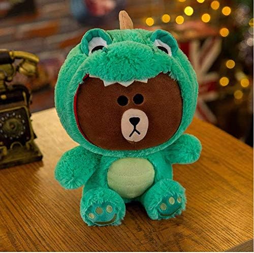 WFORGETT Line Friend Brown Bear Transform Plush Toy Giraffe Dressing Cosplay Birthday Present