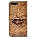 iphone 7 Plus Case Hogwarts Marauder's Map Vintage Retro Pattern Leather Wallet Credit Card Holder Pouch Flip Stand Case Cover For Apple iphone 7 Plus New