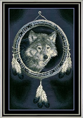 PANNA Cross Stitch Kit, Multicoloured, 27x43,5cm