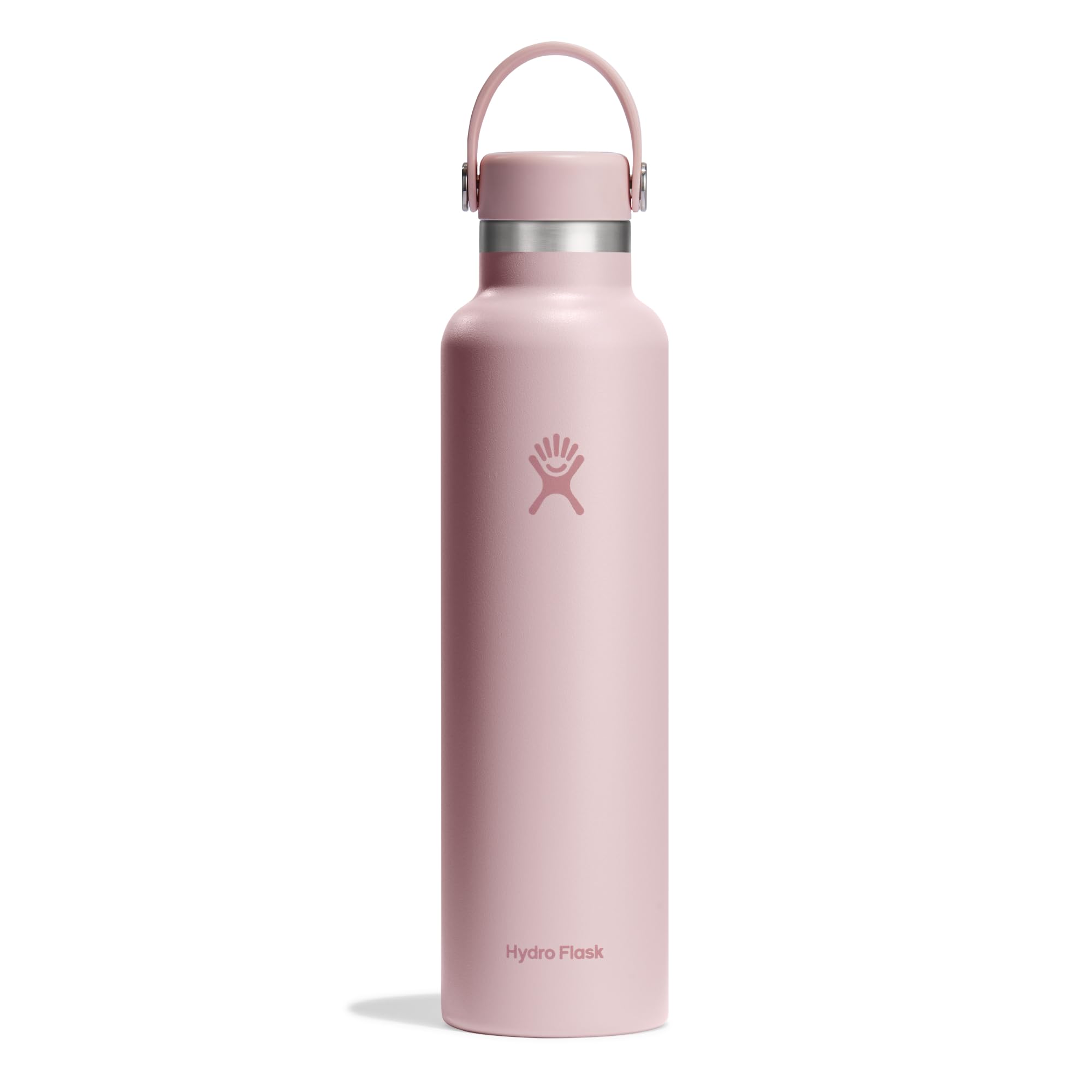 HYDRO FLASK - Standard Mouth Water Bottle 709 ml (24 oz) - Vacuum Insulated Stainless Steel Water Bottle with Leak Proof Flex Cap and Powder Coat - Trillium