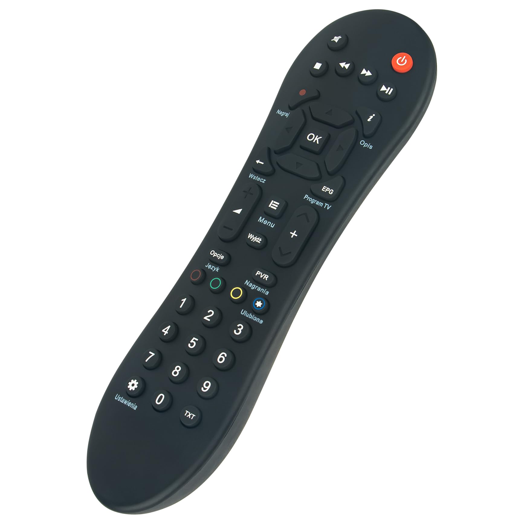 VINABTY Replacement Remote Control Fit for PILOT DO DEKODERA CYFROWEGO POLSATU EVOBOX