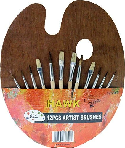 ARTISTS BEST Palette and Brush 12 Piece Set: CR-06342