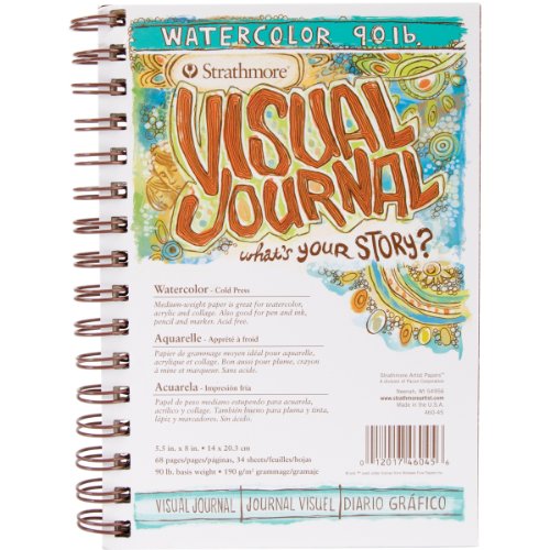 Strathmore Visual Journal Watercolor 5.5x8-34 Sheets