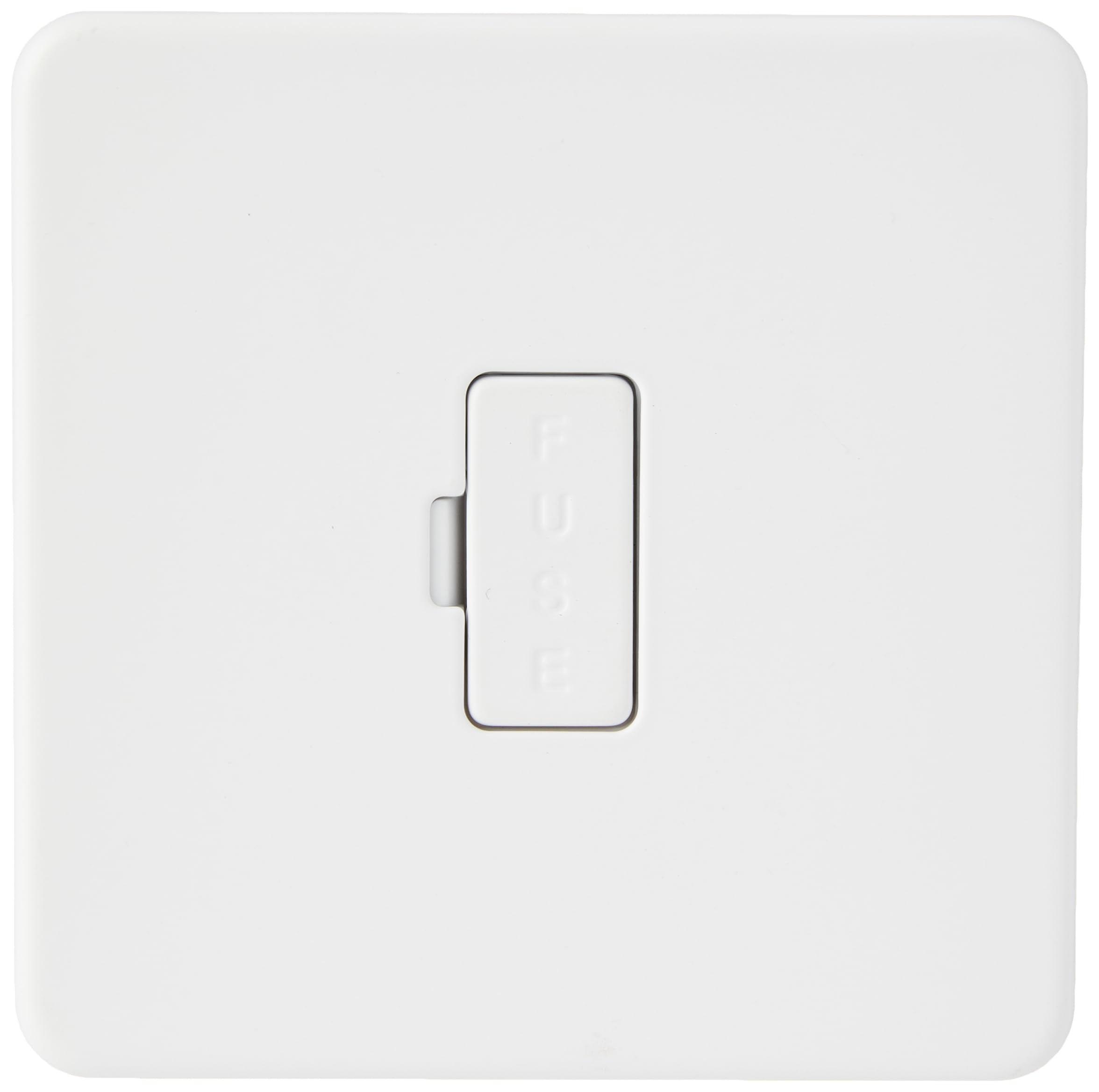 Knightsbridge SF6000MW Screw Less 13A Fused Spur Unit, White