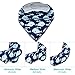 MIBOW Bandana Baby Bibs Set,Cool Design for Boys,Drool Bibs for Drooling and Teething,100% Organic Super Absorbent Cotton,Baby Shower and Newborn Registry Gift,6-Pack