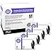 Exam Nitrile Disposable Gloves, Powder Free, 6 mil, Black, 400-Pack
