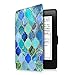 Fintie Slimshell Case for Kindle Paperwhite - PU Leather Cover with Auto Sleep/Wake for All-New Amazon Kindle Paperwhite (Fits All Generations), Cool Jade