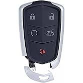 MechanMagic Key Fob Replacement Compatible for Cadillac ATS XTS 2015-2019 CTS 2014-2019 Proximity Smart Keyless Entry Remote Control Remote Start 13580811 315Mhz 13594024 HYQ2AB 1358539 13598507