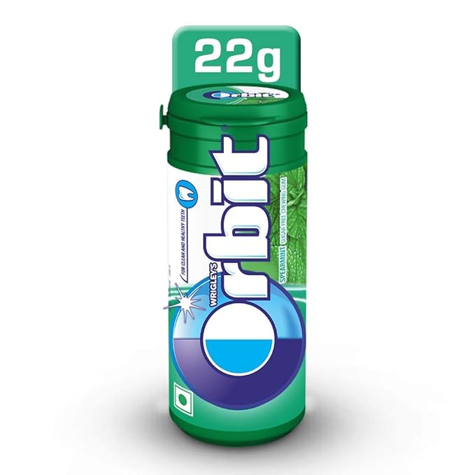 Wrigley's Orbit SugarFree Chewing Gum, Spearmint, 22g Amazon.in Grocery & Gourmet Foods