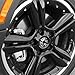 GoBadges WA02 Black Jack Wheel Cap for Mini Cooper