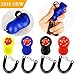 Flightbird Dog Training Clicker Kit With Finger Loop -[2019 Upgrade Version] Humane Gourd-Shaped and Big Buttons Design,Pet Training Tool Set with Wrist Strap (4 Pack)