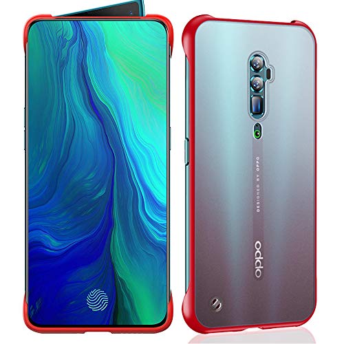 Oppo Reno 10X Zoom Frameless Case, EabHulie Slim Translucent Hard
