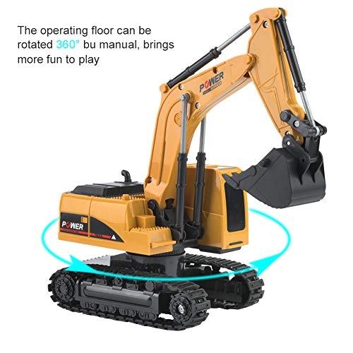 Kays Ferngesteuertes Auto RC Auto Spielzeugaut RC Bagger Spielzeug Fernbedienung Spielzeug Auto 1:24 5CH Bagger… – Bild 4