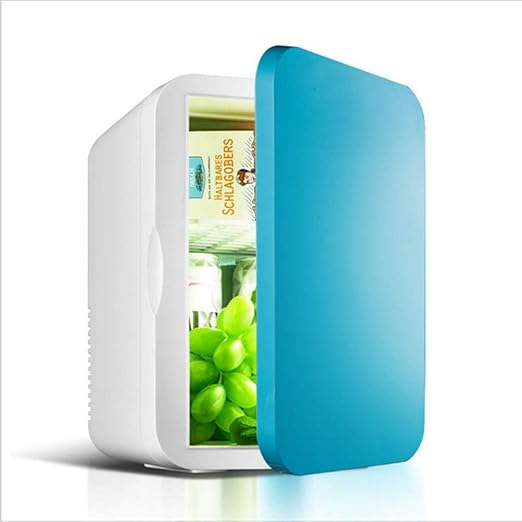 LQFLD Mini Nevera,Mini Refrigerador con Puerta de Vidrio 6L ...