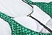 Uhnice Women's Mermaid Swimsuit One Piece Swimwear with Zipper Padded Monokini (Large(US6-8), Green)