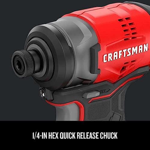 CRAFTSMAN V20 MAX Cordless Drill and Impact Driver, Power Tool Combo