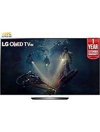 LG OLED55B7A B7A Series 55" OLED 4K HDR Smart TV (2017 Model) + 1 Year Extended Warranty (Certified Refurbished)