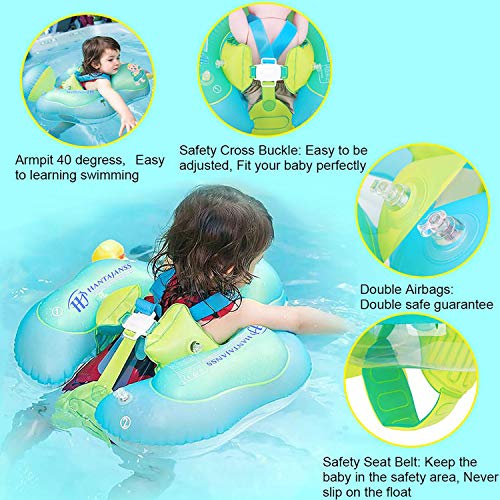image for Joyork Baby Pool Float Upgrade Inflatable Baby Swimming Float Ring Bab