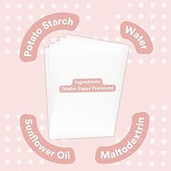 Printable Edible Wafer Paper Sheets from paper2eat