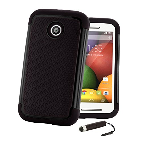 Motorola Moto G 2nd Gen Shockproof Defender Cover by 32nd Shock Proof Heavy Duty Tough Shell Case for Motorola Moto G 2 (2nd Gen) - Black