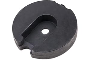 ZORZA 1Pcs Universal Counterweight for Desk and Table Lamp Bases 8.5cm Cast Iron Base Weight for DIY Bedroom Lamp Projects Ve