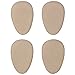 footinsole Shoes Inserts for Heels(4 PCS) - Suede Massage Gel Heel Cushion Pad from Heel 2 Pairs