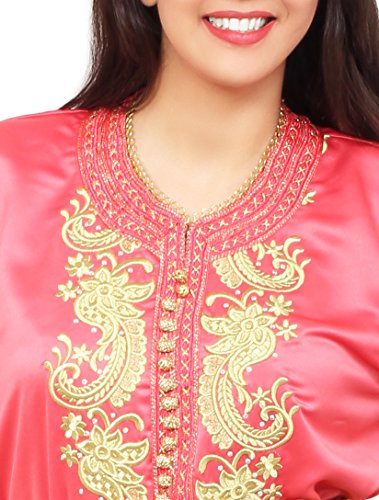 Moroccan Caftan Women Handmade Embroidery Small To Large Complimentary Belt - Image 20