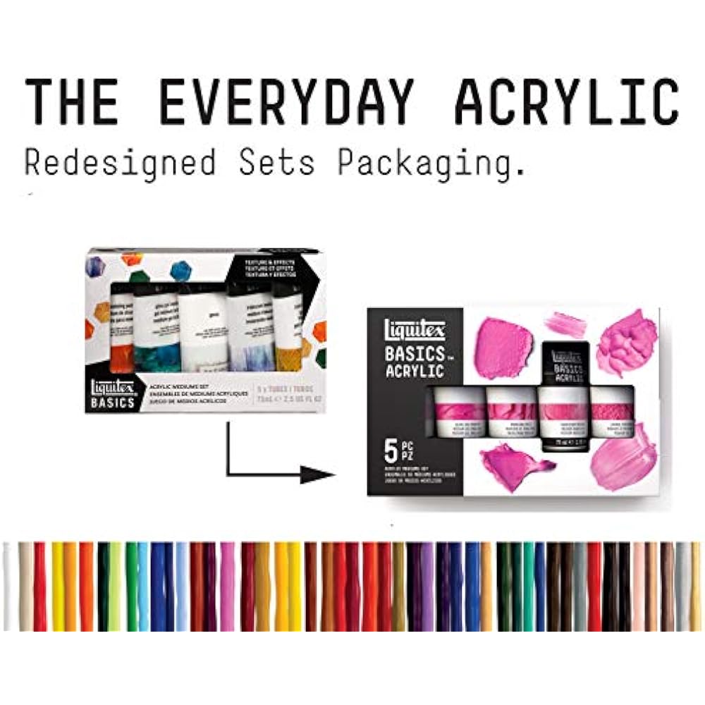Basics Acrylic Medium Starter Set Paint Painting Supplies Art Crafts eBay