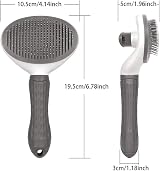 THE ONE Self-Cleaning Dog and Cat Slicker Brush Grey view 4
