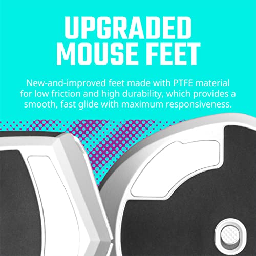Cooler Master MM311 Wireless Gaming Mouse White, Adjustable 10,000 DPI, Palm|Claw Grip, 2.4GHz Wireless, PixArt Optical Sensor, PTFE Feet, RGB Lighting (MM-311-WWOW1)