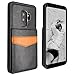 Galaxy S9 Plus Case, Galaxy S9 Plus Card Holder Case, LuckyBaby Premium Leather Folio Flip Galaxy S9 Plus Wallet Case with Credit Card Slots Shockproof Protective Case for Samsung Galaxy S9+ - Black