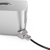 Compulocks Mac Studio Ledge Lock Adapter with Keyed Cable Lock Silver | Secure aluminum tablet security lock by Compulocks