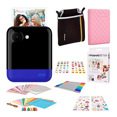 Polaroid Pop Portable Instant Digital Camera(Blue) with x