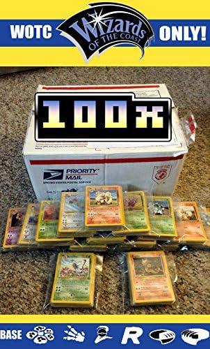 [HNC Store] 100x Vintage [Official] Pokemon Card Lot [Original + NEO] [Generation 1 + 2 ONLY] WOTC Common/Un Bulk + [2] OG Rares: [1] Holofoil or Rare [NO DUPLICATES] [Wizards of The Coast]