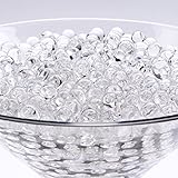 Adorox Bag of Clear Water Beads Vase Filler Home Decoration Candles Wedding Centerpiece Plants Toys Education (Clear (1 Pound Bag))