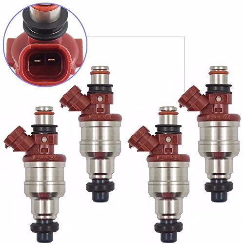 Replacement Parts New by XtremeAmazing Set of 4 pc Fuel Injectors for