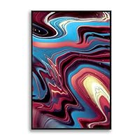 Framed Canvas Wall Art Clouds and Colors Canvas Prints Home Artwork Decoration for Living Room,Bedroom - 16x24 inches