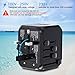 Travel Adapter, CHUNNUO Universal International Power Adapter, Worldwide All in One AC Outlet Power Plug Adapter 3 USB + 1 Type C Charging Ports for USA UK AUS European 200 Countries