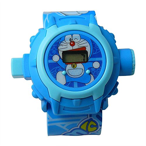 Doraemon Cartoon images Projector Watch Kids Digital Wrist Watch cartoon character watch