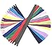 40Pcs Invisible Zippers 18 Inch For Tailor Sewer Sewing Craft Crafter's Special Nylon Zip Mix 20 Colors(Total 18inch/45cm,teeth length 16 inch/40cm)