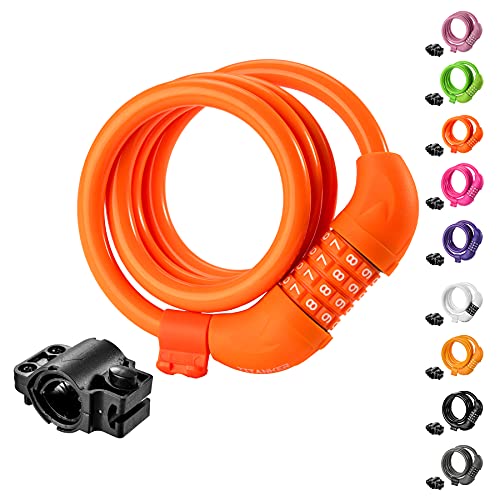 Titanker Bike Lock, Lock for Bike Locks with Combinations Resettable