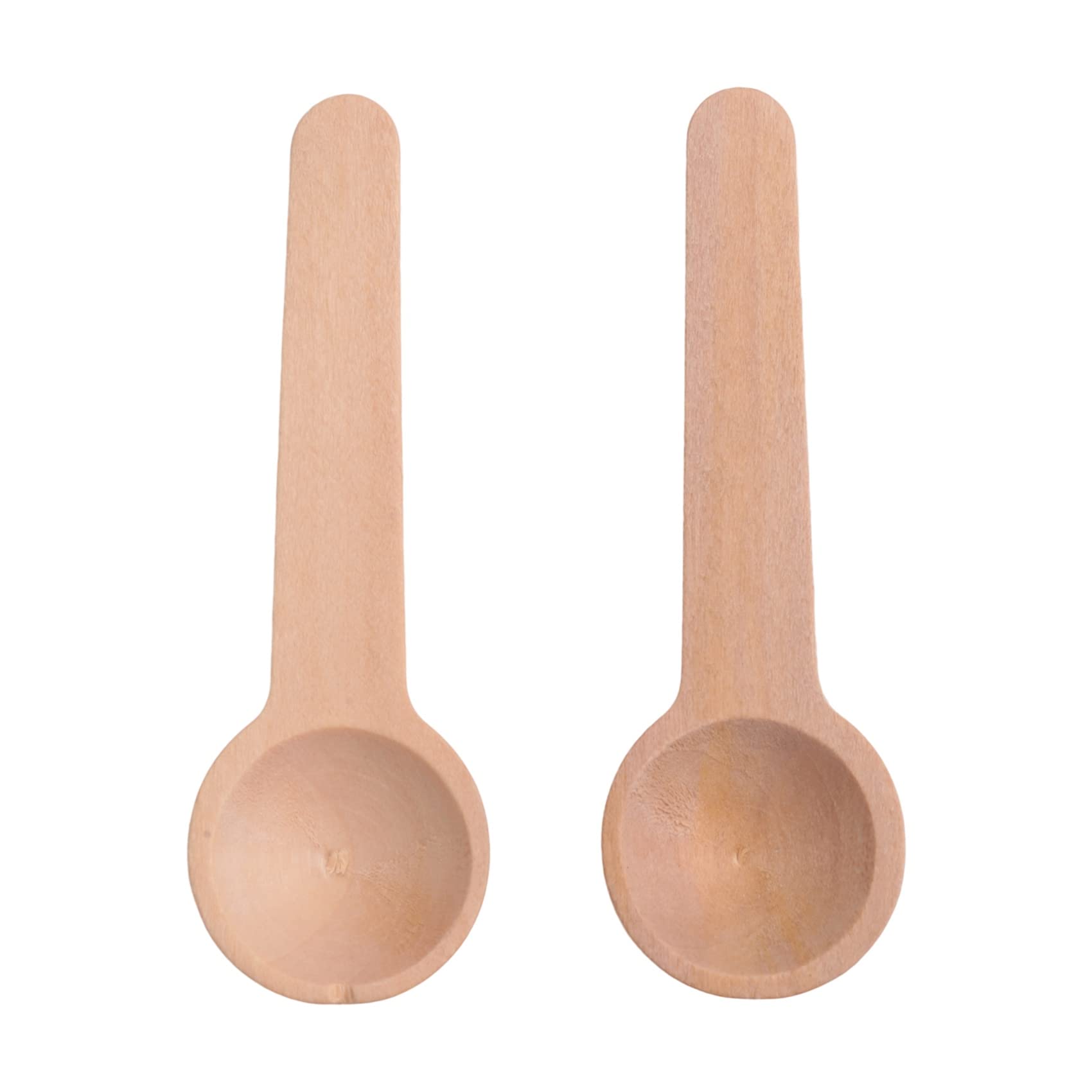 yksiahfi 100 Pieces Mini Wooden Spoons Small Wooden Spoons Condiments Salt Spoons for Spice Jam Coffee Condiment Honey Teas Sugar