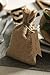 Ling's moment 100 PCS Kraft Paper Gift Tags Bonbonniere Favor Rectangular Hang Tags with Free Natural Jute Twine，2.75