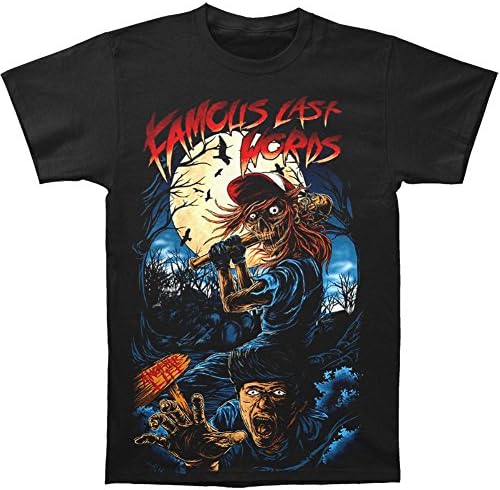 Famous Last Words Men's Scarecrow T-shirt Medium Black